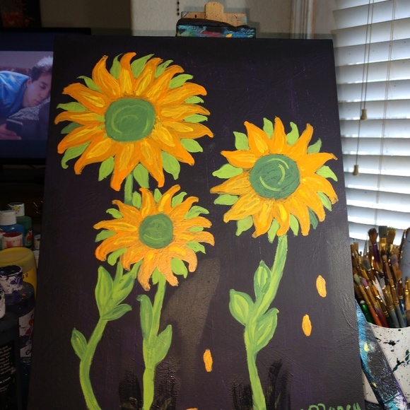 11x14, acrylic painting I give to ASPCA 🖌️♥️💚 - Picture 2 of 8